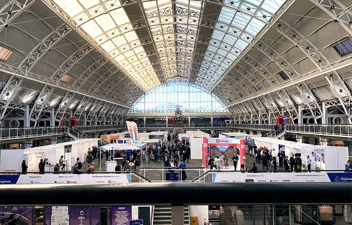 London PropTech show – exhibitors at the event