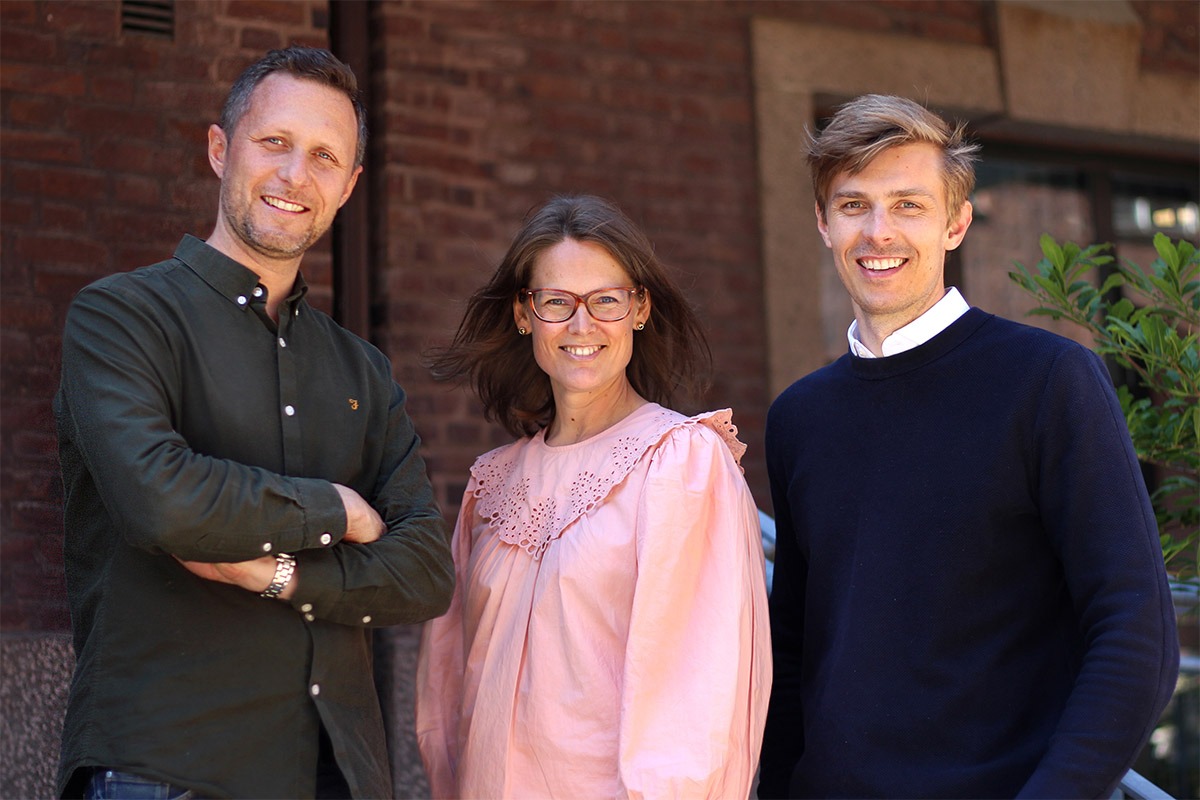 Magnus Hornef (Metry), Kristina Söderberg (SEB) and Joel Torkelsson (Metry)